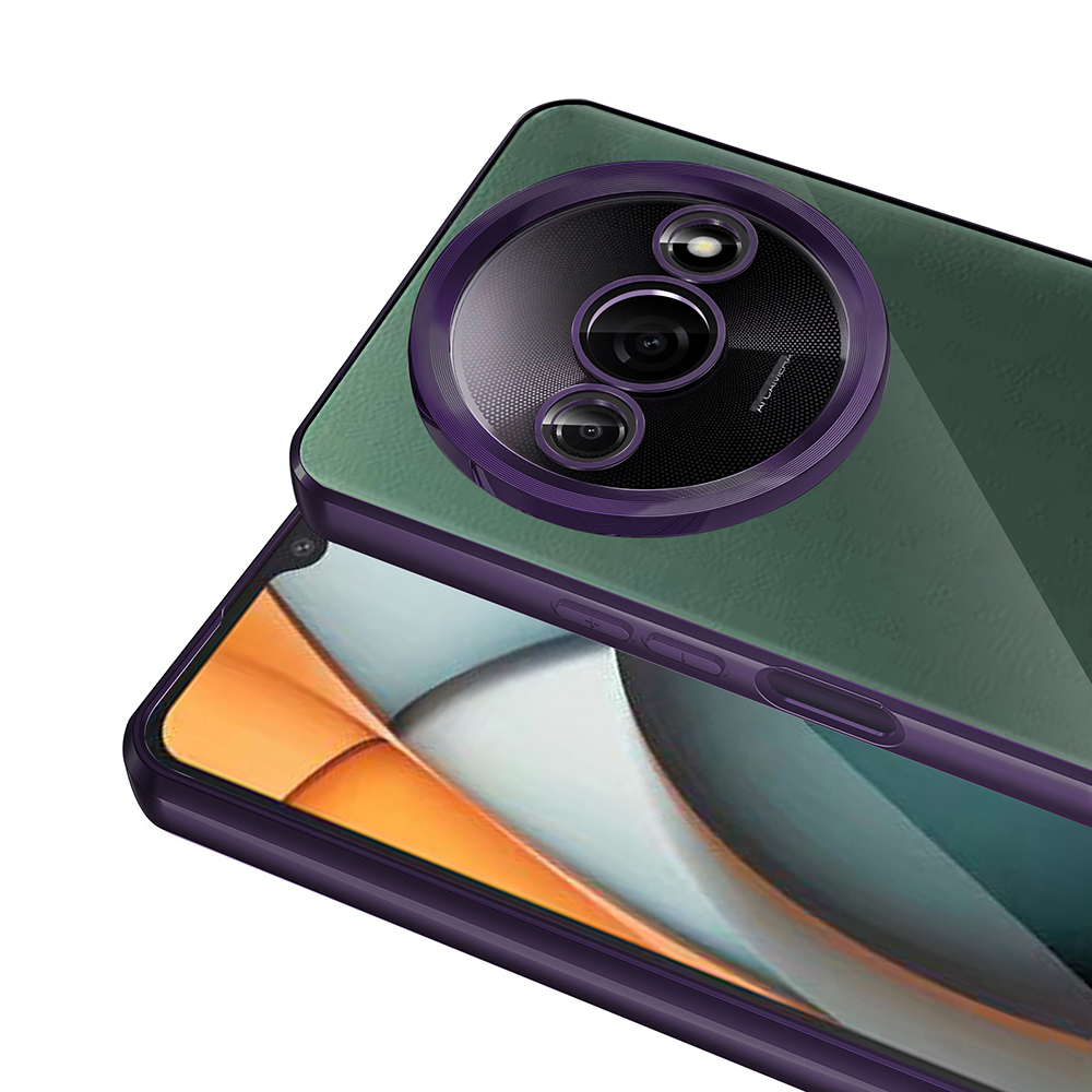 Xiaomi Redmi A3 4G 2024 Kılıf Kamera Korumalı Logo Gösteren Zore Omega Kapak - 16