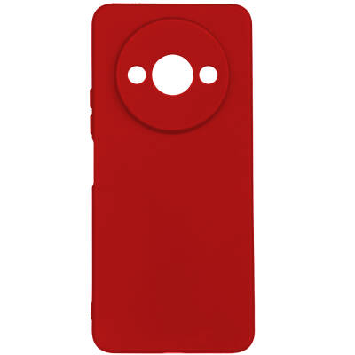 Xiaomi Redmi A3 4G 2024 Kılıf Zore Biye Silikon Kırmızı
