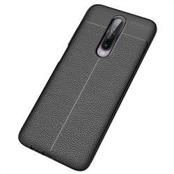 Xiaomi Redmi K30 Kılıf Zore Niss Silikon Kapak Siyah