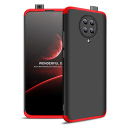Xiaomi Redmi K30 Pro Case Zore Ays Cover Black-Red