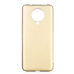 Xiaomi Redmi K30 Pro Case Zore Premier Silicon Cover Gold