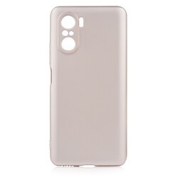 Xiaomi Redmi K40 Case Zore Premier Silicon Cover Gold