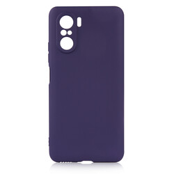 Xiaomi Redmi K40 Case Zore Premier Silicon Cover Navy blue