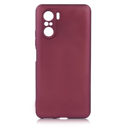 Xiaomi Redmi K40 Case Zore Premier Silicon Cover Plum