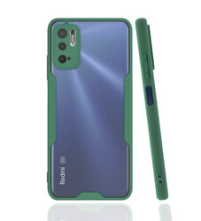 Xiaomi Redmi Note 10 5G Case Zore Parfe Cover Dark Green