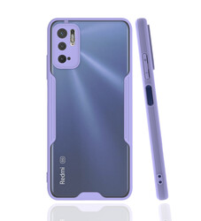 Xiaomi Redmi Note 10 5G Case Zore Parfe Cover Purple