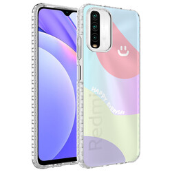 Xiaomi Redmi Note 10 Case Airbag Edge Colorful Patterned Silicone Zore Elegans Cover NO7