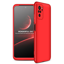 Xiaomi Redmi Note 10 Case Zore Ays Cover Red