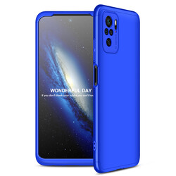 Xiaomi Redmi Note 10 Case Zore Ays Cover Blue