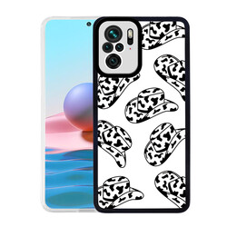 Xiaomi Redmi Note 10 Case Zore M-Fit Patterned Cover Hat No5