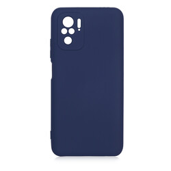 Xiaomi Redmi Note 10 Case Zore Mara Lansman Cover Navy blue