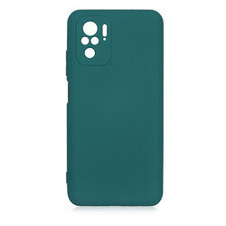 Xiaomi Redmi Note 10 Case Zore Mara Lansman Cover Dark Green