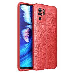 Xiaomi Redmi Note 10 Case Zore Niss Silicon Cover Red