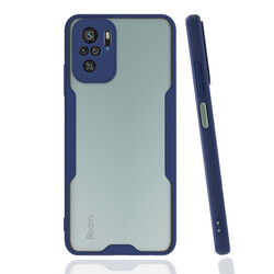 Xiaomi Redmi Note 10 Case Zore Parfe Cover Navy blue