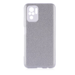 Xiaomi Redmi Note 10 Case Zore Shining Silicon Grey