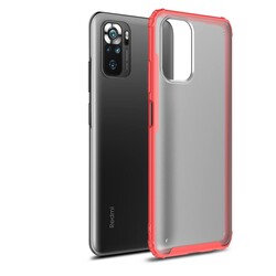 Xiaomi Redmi Note 10 Case Zore Volks Cover Red