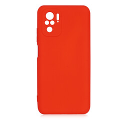 Xiaomi Redmi Note 10 Kılıf Zore Mara Lansman Kapak Kırmızı