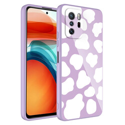 Xiaomi Redmi Note 10 Pro Case Camera Protected Patterned Hard Silicone Zore Epoxy Cover NO6