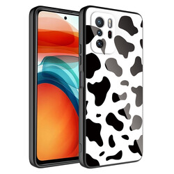 Xiaomi Redmi Note 10 Pro Case Camera Protected Patterned Hard Silicone Zore Epoxy Cover NO7