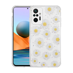 Xiaomi Redmi Note 10 Pro Case Glittery Patterned Camera Protected Shiny Zore Popy Cover Papatya