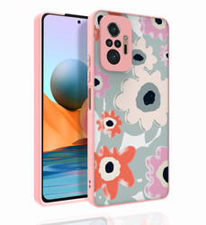 Xiaomi Redmi Note 10 Pro Case Patterned Camera Protection Glossy Zore Nora Cover NO5