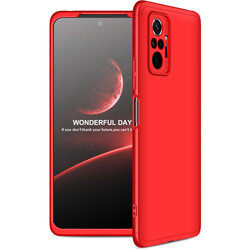 Xiaomi Redmi Note 10 Pro Case Zore Ays Cover Red