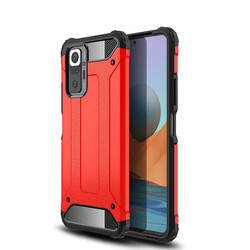 Xiaomi Redmi Note 10 Pro Case Zore Crash Silicon Cover Red