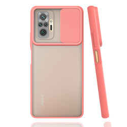 Xiaomi Redmi Note 10 Pro Case Zore Lensi Cover Light Pink