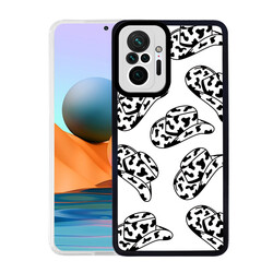 Xiaomi Redmi Note 10 Pro Case Zore M-Fit Patterned Cover Hat No5