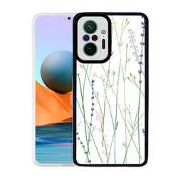 Xiaomi Redmi Note 10 Pro Case Zore M-Fit Patterned Cover Flower No4