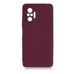 Xiaomi Redmi Note 10 Pro Case Zore Mara Lansman Cover Koyu Mor