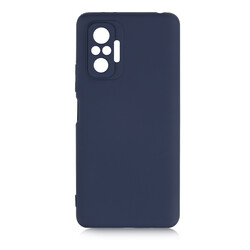 Xiaomi Redmi Note 10 Pro Case Zore Mara Lansman Cover Navy blue