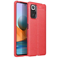 Xiaomi Redmi Note 10 Pro Case Zore Niss Silicon Cover Red
