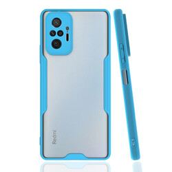 Xiaomi Redmi Note 10 Pro Case Zore Parfe Cover Blue
