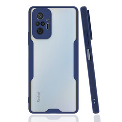 Xiaomi Redmi Note 10 Pro Case Zore Parfe Cover Navy blue