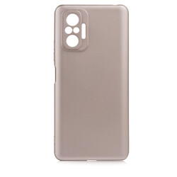 Xiaomi Redmi Note 10 Pro Case Zore Premier Silicon Cover Gold