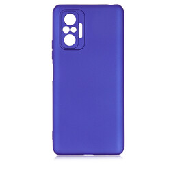 Xiaomi Redmi Note 10 Pro Case Zore Premier Silicon Cover Saks Blue