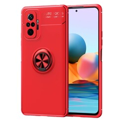 Xiaomi Redmi Note 10 Pro Case Zore Ravel Silicon Cover Red