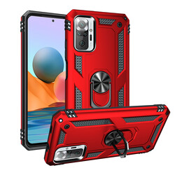 Xiaomi Redmi Note 10 Pro Case Zore Vega Cover Red