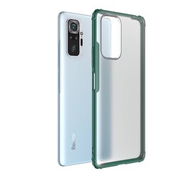 Xiaomi Redmi Note 10 Pro Case Zore Volks Cover Dark Green