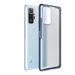Xiaomi Redmi Note 10 Pro Case Zore Volks Cover Navy blue