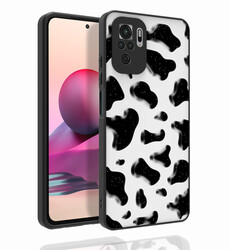 Xiaomi Redmi Note 10S Case Patterned Camera Protection Glossy Zore Nora Cover NO2