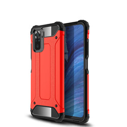 Xiaomi Redmi Note 10S Case Zore Crash Silicon Cover Red