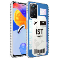 Xiaomi Redmi Note 11 Global Case Airbag Edge Colorful Patterned Silicone Zore Elegans Cover NO4