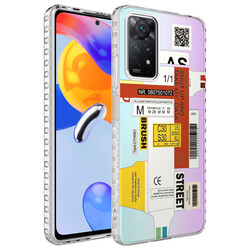 Xiaomi Redmi Note 11 Global Case Airbag Edge Colorful Patterned Silicone Zore Elegans Cover NO2