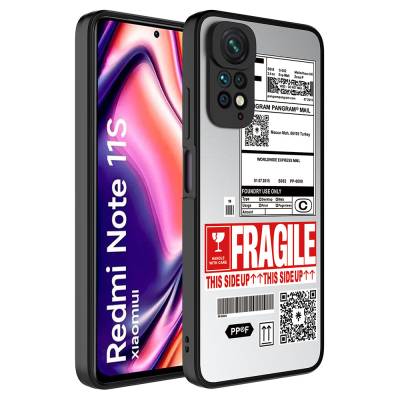 Xiaomi Redmi Note 11 Global Case Mirror Patterned Camera Protection Glossy Zore Mirror Cover Fragile