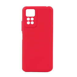 Xiaomi Redmi Note 11 Global Case Zore Biye Silicon Red