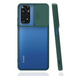 Xiaomi Redmi Note 11 Global Case Zore Lensi Cover Dark Green