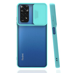 Xiaomi Redmi Note 11 Global Case Zore Lensi Cover Turquoise