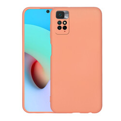Xiaomi Redmi Note 11 Global Case Zore Mara Lansman Cover Orange
